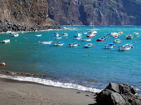 Romantique, mais pas assez abrité pour les voiliers : Valle Gran Rey