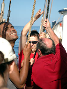 La grand’ voile est hissée<br><br><br>