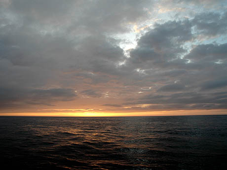 Abend auf der Irischen See