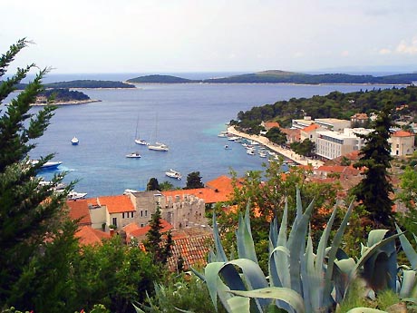 Depuis Hvar, vue sur Palmizana
